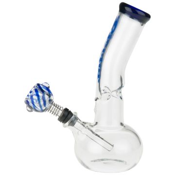 Glass Ice Bong (Eject-a-Bowl) 18 cm