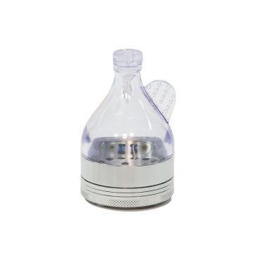Aluminum Grinder with Funnel 3 parts 55 mm