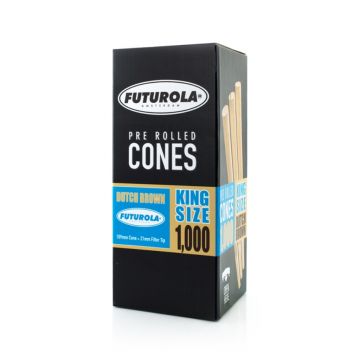 Cones King-Size Brown Joint Tubes (Futurola) 109 mm 1000 pieces