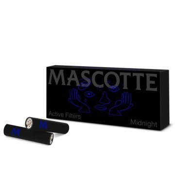 Active Slim Filters Black 6 mm (Mascotte) 10 pieces