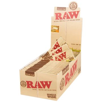 RAW Organic Hemp Papers | Single Wide