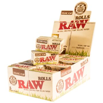 RAW Organic Hemp Rolls 5 meters | King-Size Slim