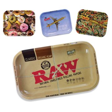 Rolling Trays Metal (RAW) 17,5 x 27,5 cm