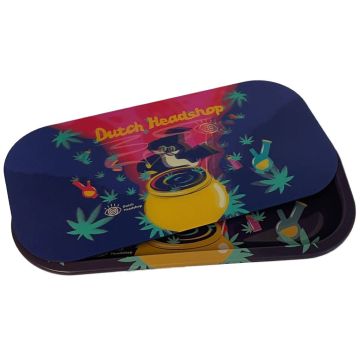 Rolling Tray with Magnetic 3D Lid (Dutch-Headshop) 20.5 x 10.5 cm