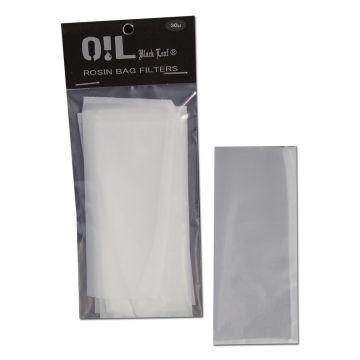 Rosin Bags | Filter Bags 11 x 5 cm (Black Leaf) 10 pieces