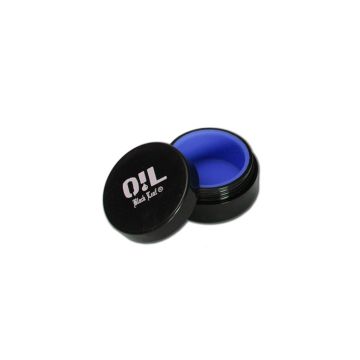 Silicone Storage Container / Oil Jar (Black Leaf) 10 ml