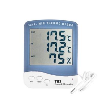 Thermo & Hygrometer Digital Combo TH3 (Cornwall Electronics)