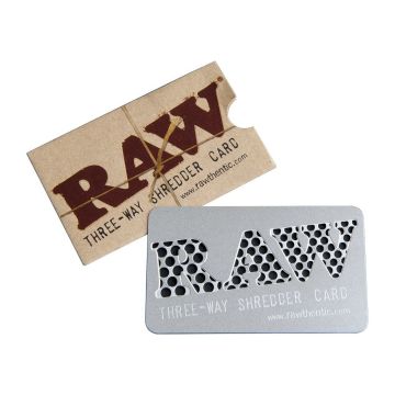 Creditcard Grinder | Shredder Card (RAW) 8 cm