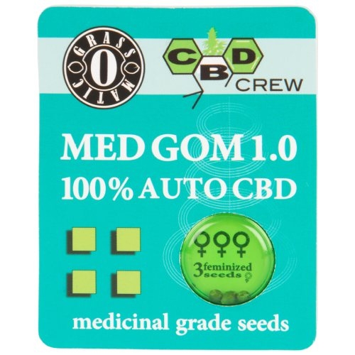 MED GOM 1.0 Autoflower (Grass O Matic / CBD Crew) Dutch Headshop